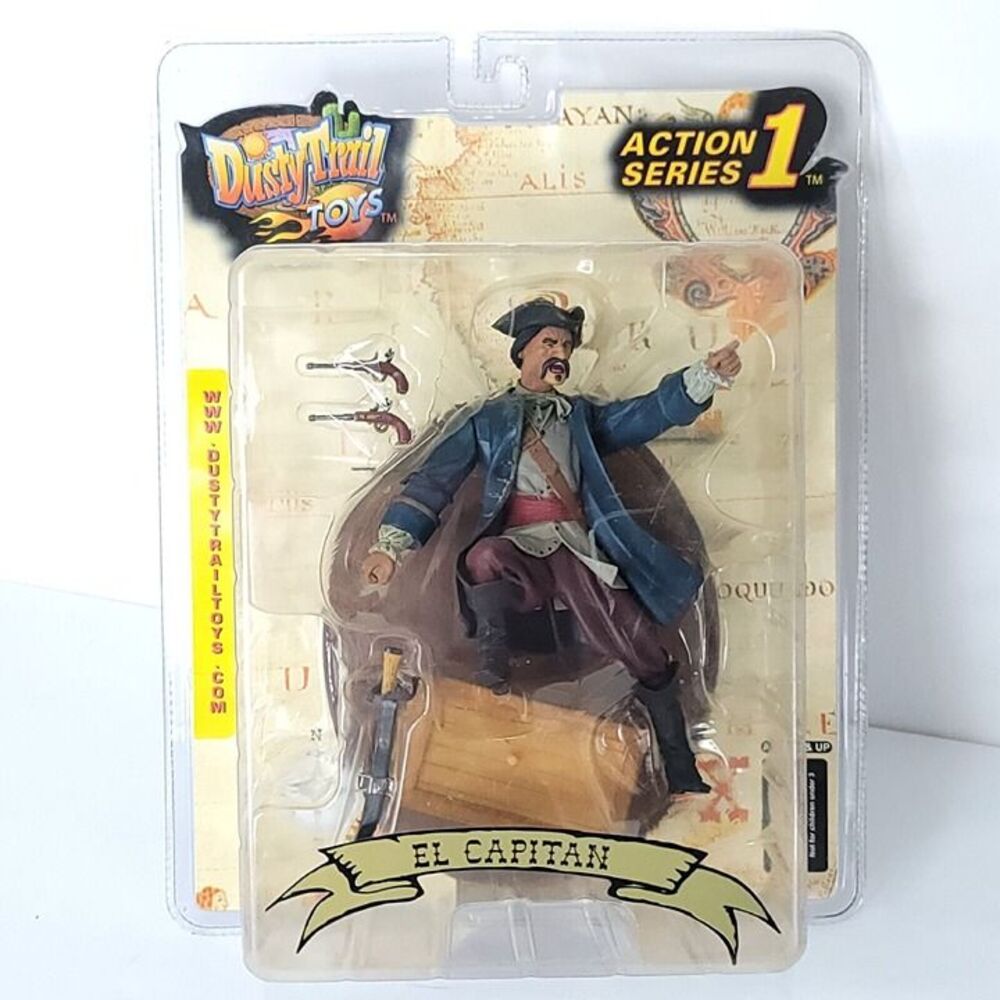 El Capitan Action Series 1 Dusty Trail Toys Action Series 1 The Captain 2 guns